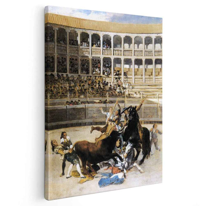 Picador Caught by the Bull (1793) by Francisco Goya