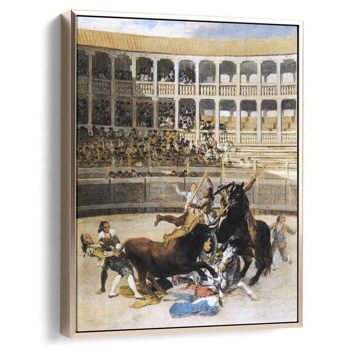 Picador Caught by the Bull (1793) by Francisco Goya