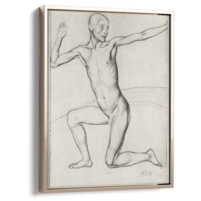 Picture to picture game boy (1911) by Kuzma Petrov-Vodkin