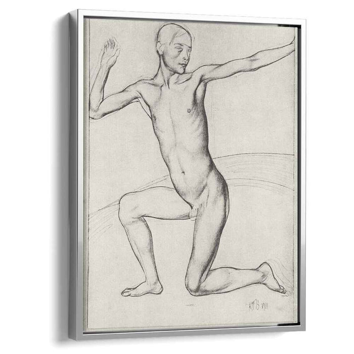 Picture to picture game boy (1911) by Kuzma Petrov-Vodkin