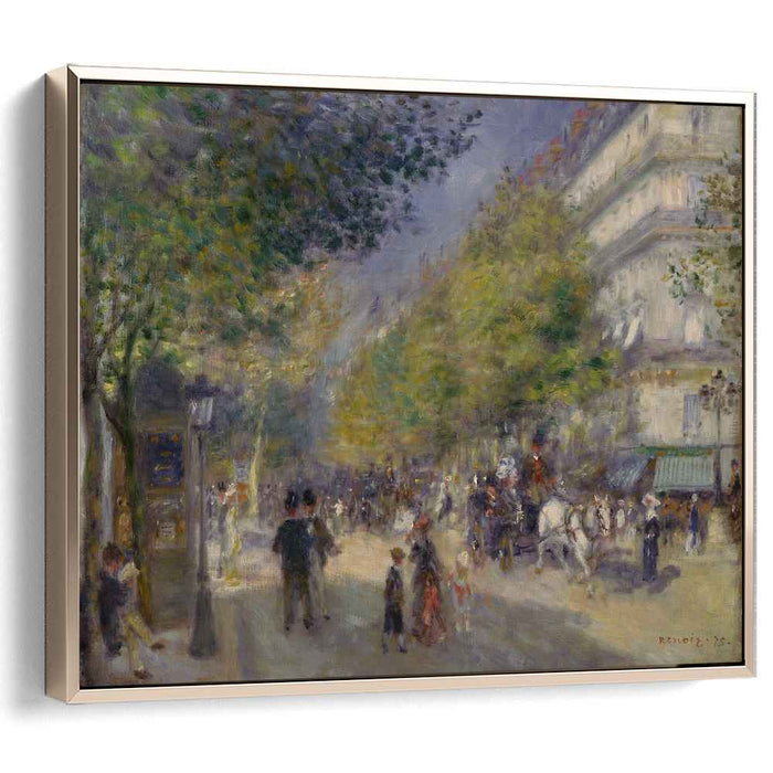 The Great Boulevards (1875) by Pierre-Auguste Renoir