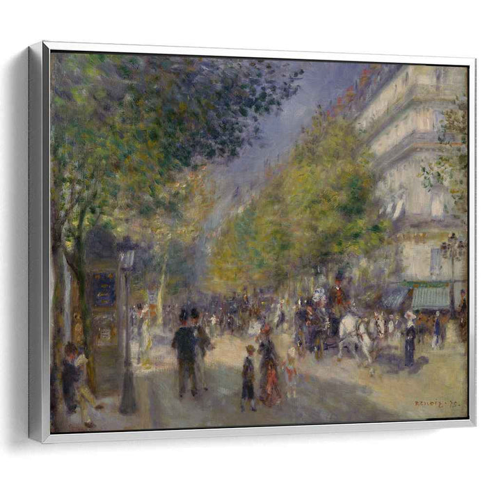 The Great Boulevards (1875) by Pierre-Auguste Renoir