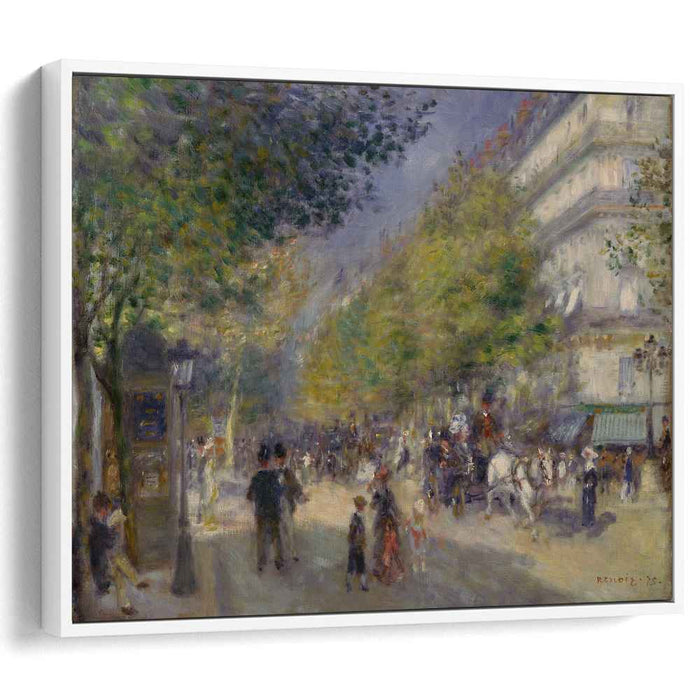 The Great Boulevards (1875) by Pierre-Auguste Renoir