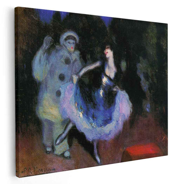 Pierrot and Colombina (1900) by Pablo Picasso