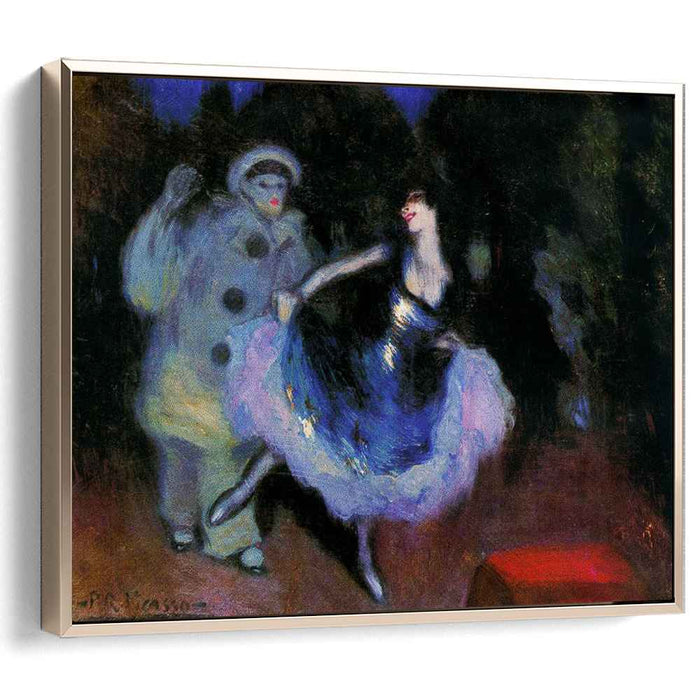 Pierrot and Colombina (1900) by Pablo Picasso