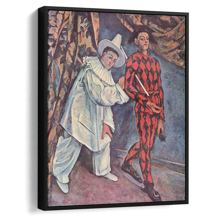 Pierrot and Harlequin (Mardi Gras) (1888) by Paul Cezanne