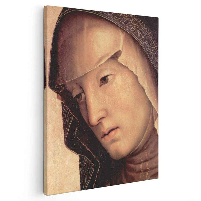 Pieta. Maria (detail) (1495) by Pietro Perugino