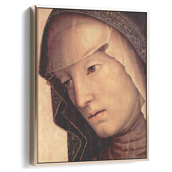 Pieta. Maria (detail) (1495) by Pietro Perugino