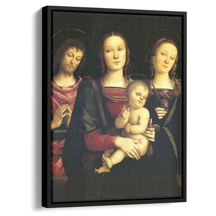 Virgin and Child between Sts John the Baptist and Catherine (1500) by Pietro Perugino