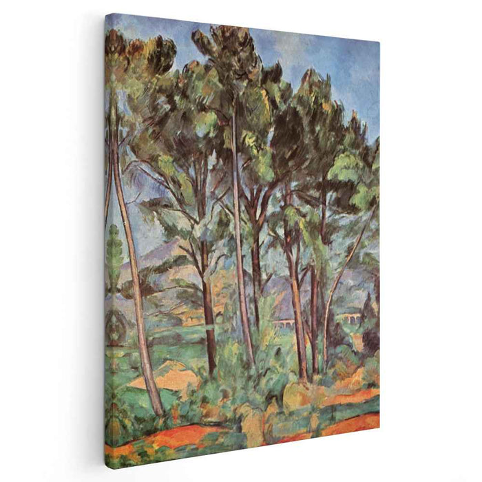 Pine and Aqueduct (1900) by Paul Cezanne