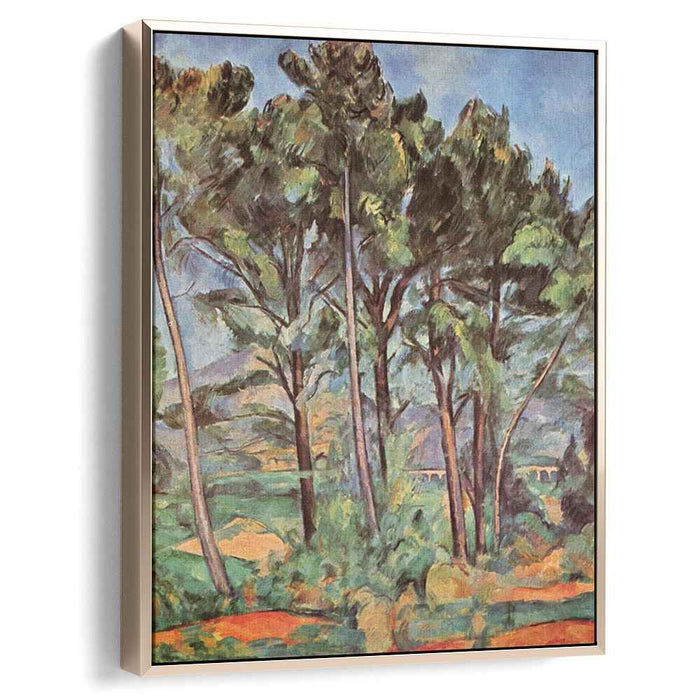 Pine and Aqueduct (1900) by Paul Cezanne
