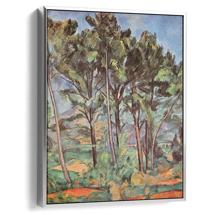 Pine and Aqueduct (1900) by Paul Cezanne