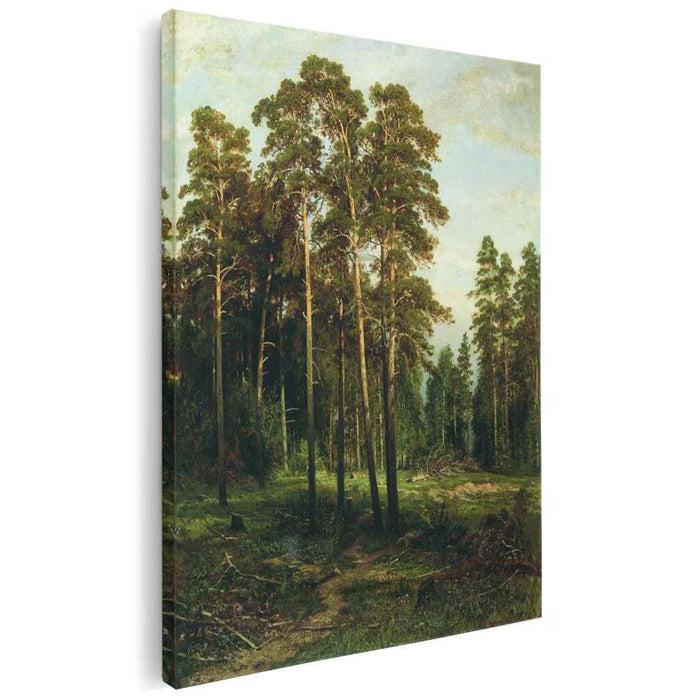 Pine forest by Ivan Shishkin