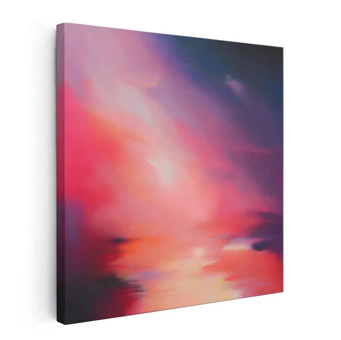 Dancing Colors Bursting Free: A Vivid Abstract Exploration Canvas Art