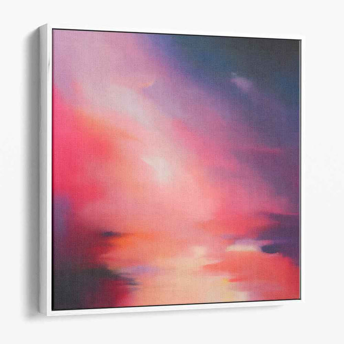 Dancing Colors Bursting Free: A Vivid Abstract Exploration Canvas Art
