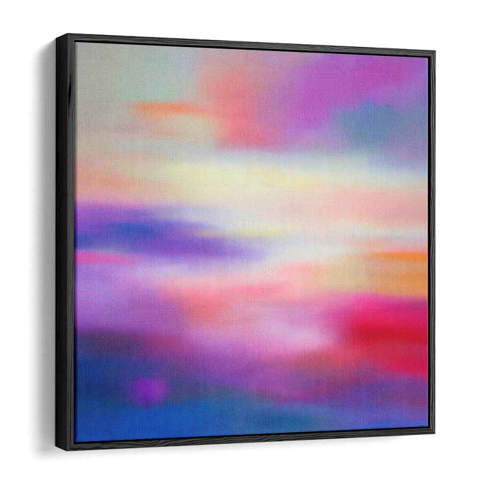 Color Fusion Abstract Fusionism: Abstract Impressionist Color Fusion Canvas Art