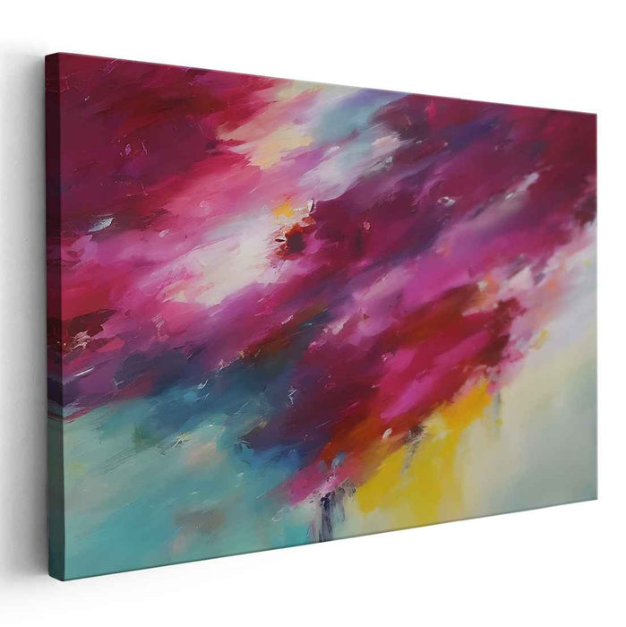 Endless Color Symphony: Dynamic Abstract Art Canvas Print
