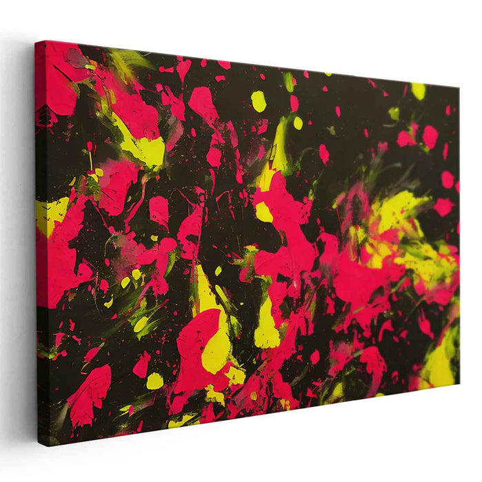 Pink Abstract Splatter #114