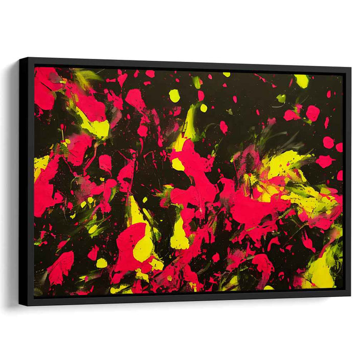 Pink Abstract Splatter #114