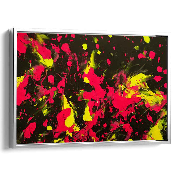 Pink Abstract Splatter #114