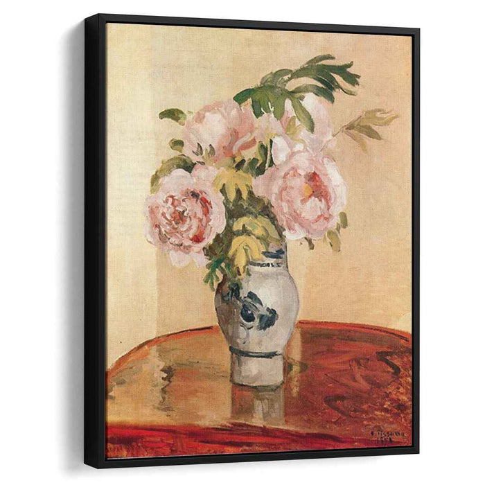 Pink Peonies (1873) by Camille Pissarro