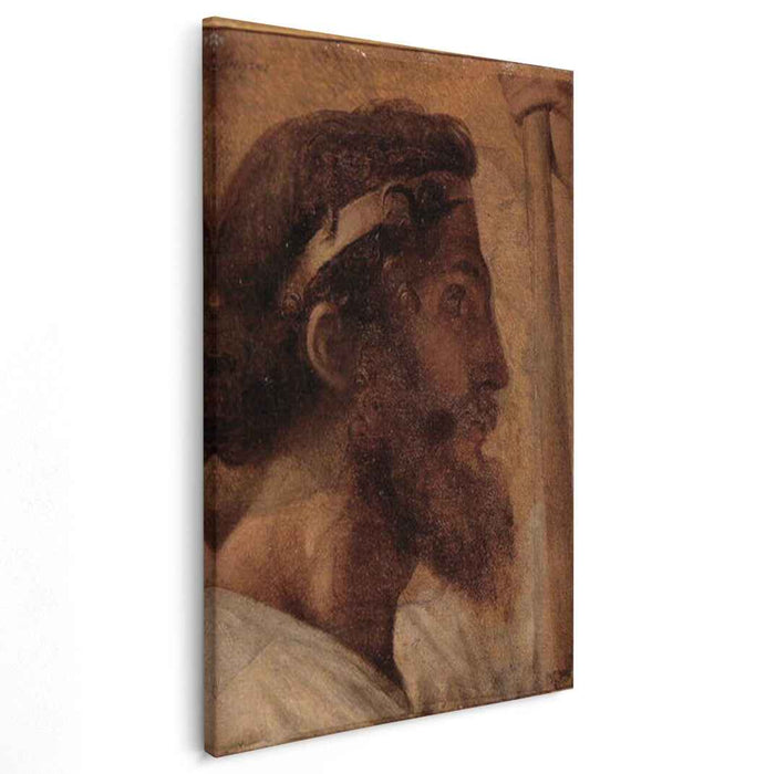 Pisistratus head and left hand of Alcibiades (1834) by Jean Auguste Dominique Ingres