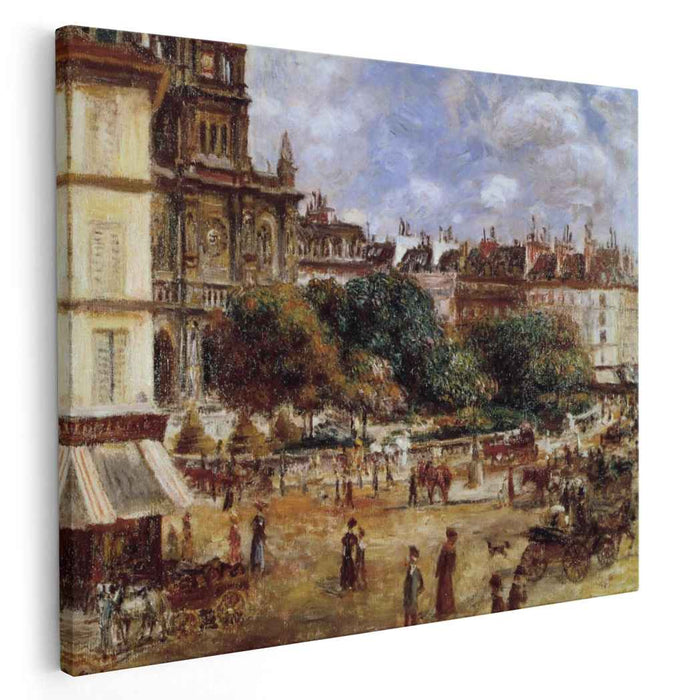 Place de la Trinite (1875) by Pierre-Auguste Renoir