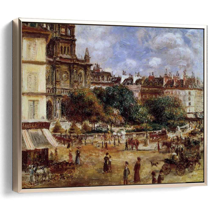 Place de la Trinite (1875) by Pierre-Auguste Renoir