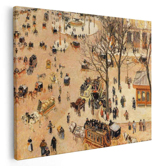 Place du Theatre Francais (1898) by Camille Pissarro