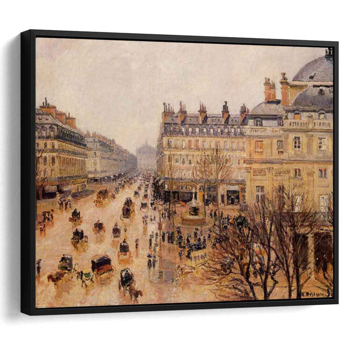 Place du Theatre Francais Rain Effect (1898) by Camille Pissarro