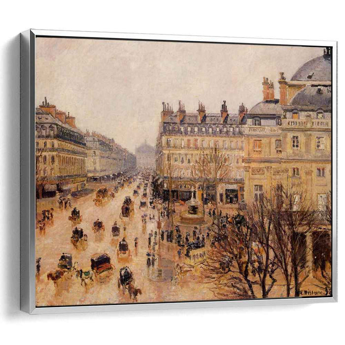 Place du Theatre Francais Rain Effect (1898) by Camille Pissarro