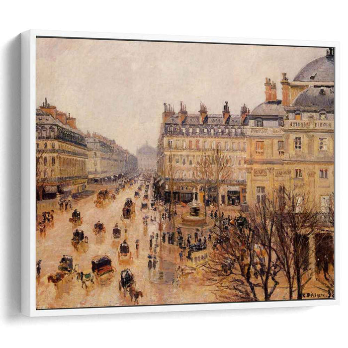 Place du Theatre Francais Rain Effect (1898) by Camille Pissarro