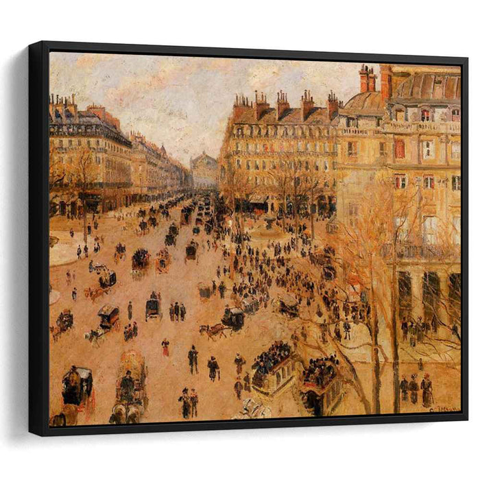 Place du Thretre Francais Sun Effect (1898) by Camille Pissarro
