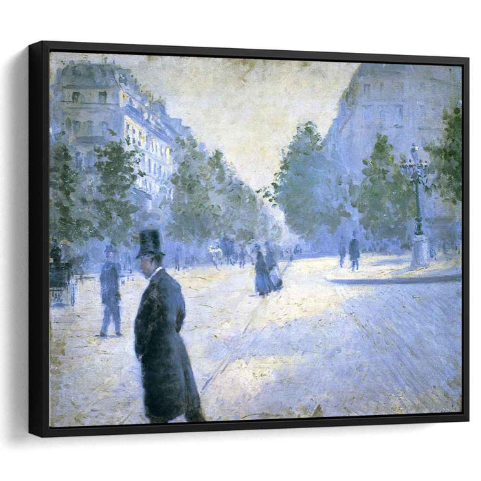 Place Saint Augustin, Misty Weather by Gustave Caillebotte