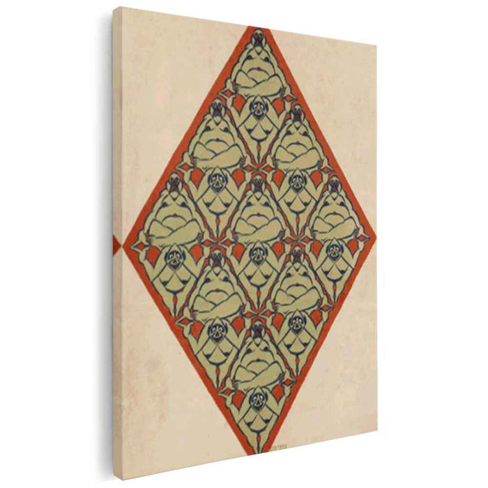 Plane Filling Motif with Human Figures (1921) by M.C. Escher