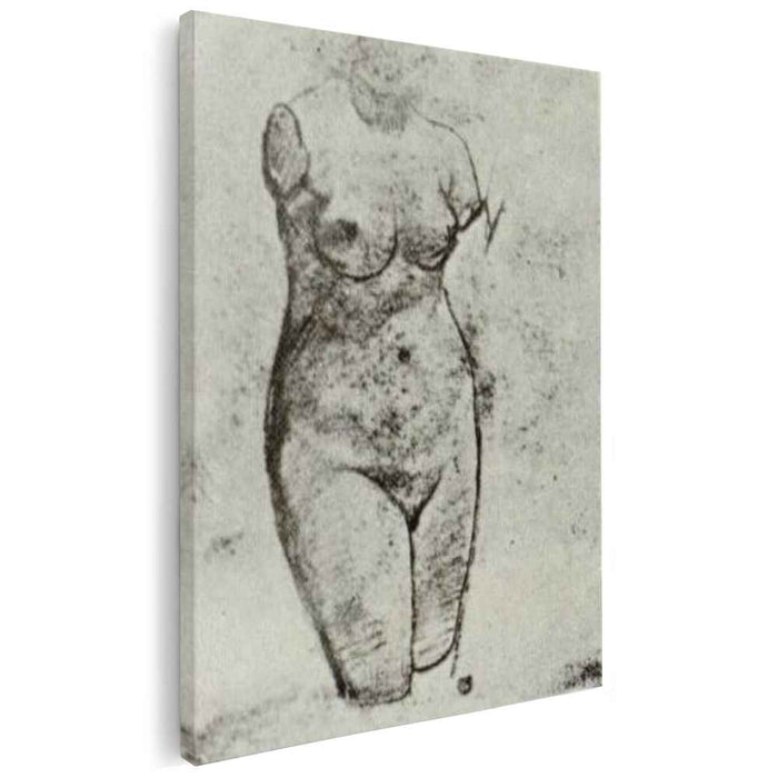 Plaster Torso of a Woman (1886) by Vincent van Gogh