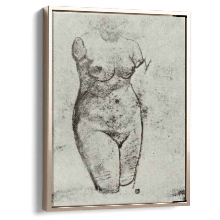 Plaster Torso of a Woman (1886) by Vincent van Gogh