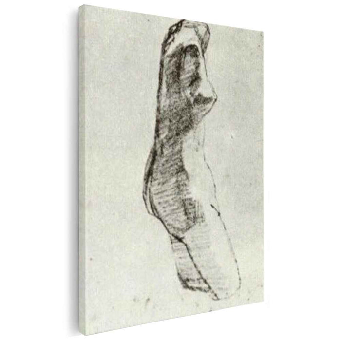 Plaster Torso of a Woman, Seen from the Side by Vincent van Gogh