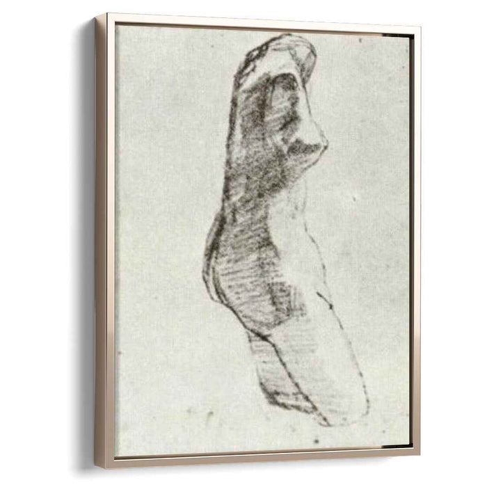 Plaster Torso of a Woman, Seen from the Side by Vincent van Gogh