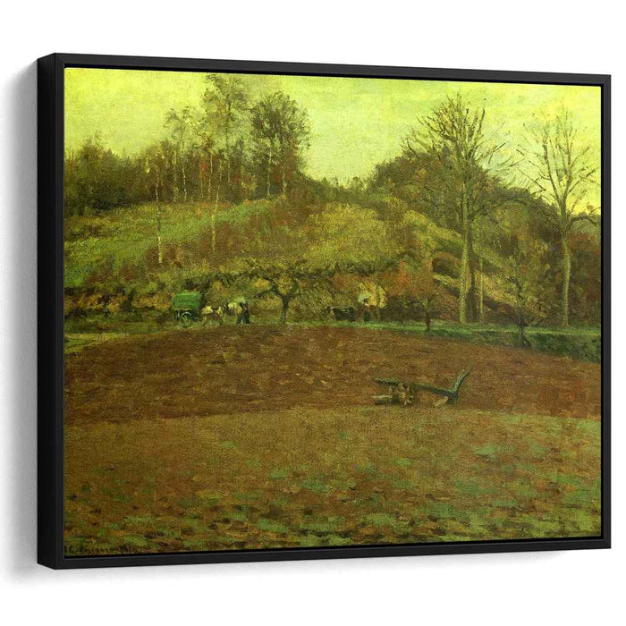 Ploughland (1874) by Camille Pissarro