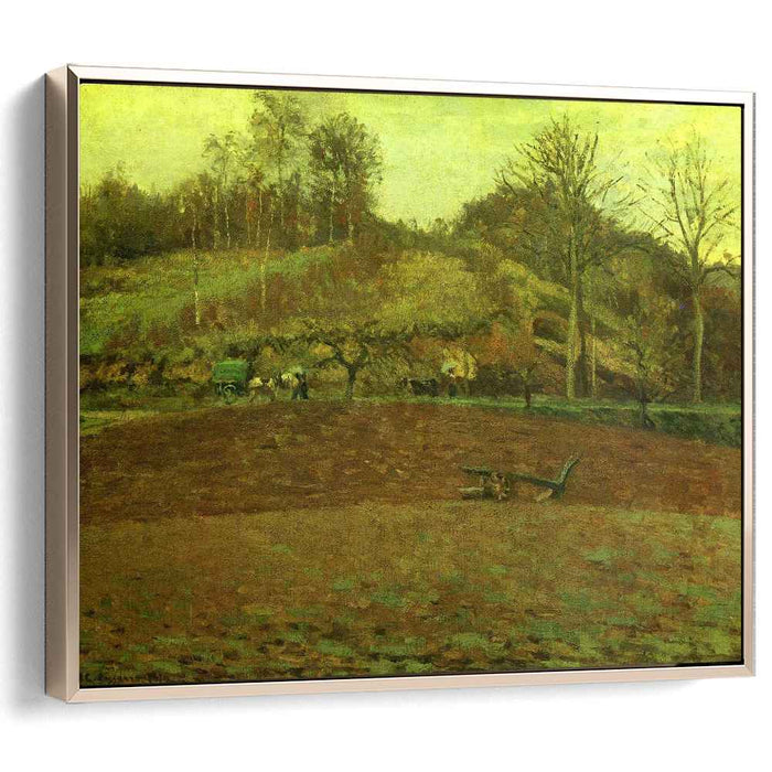 Ploughland (1874) by Camille Pissarro