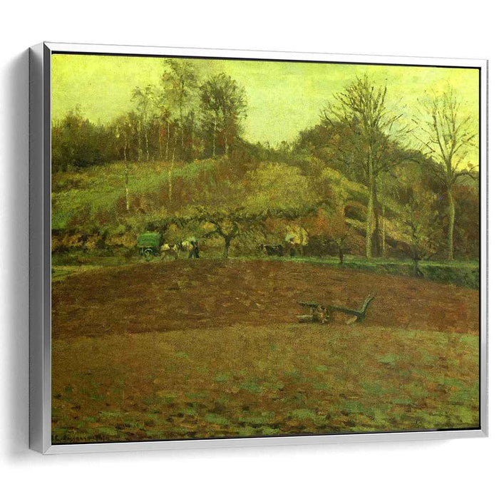 Ploughland (1874) by Camille Pissarro