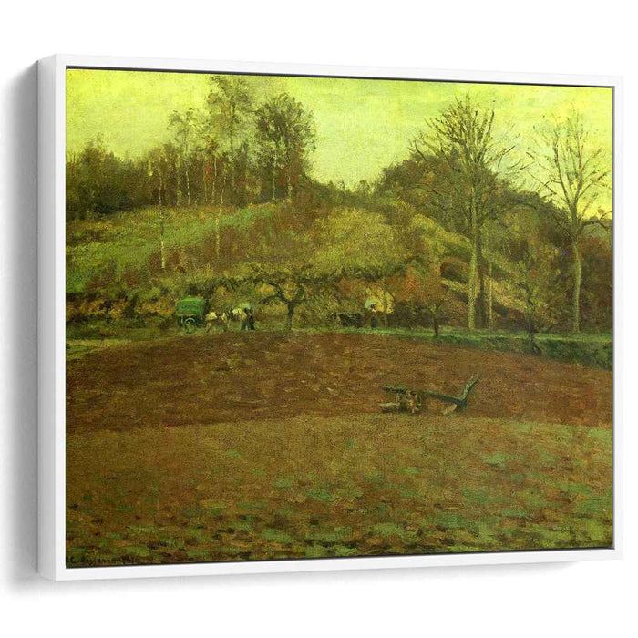Ploughland (1874) by Camille Pissarro