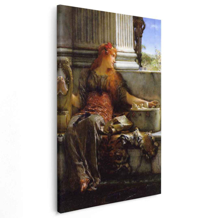 Poetry (1879) by Sir Lawrence Alma-Tadema