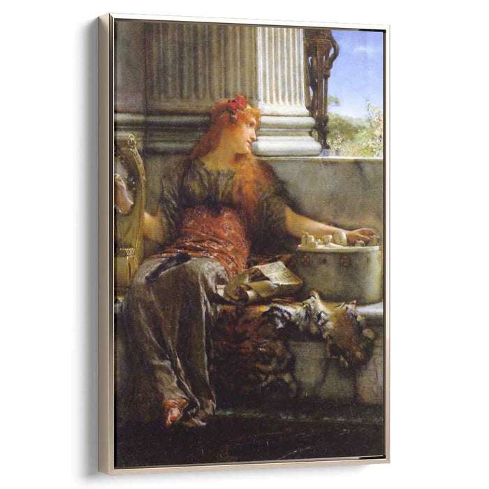 Poetry (1879) by Sir Lawrence Alma-Tadema