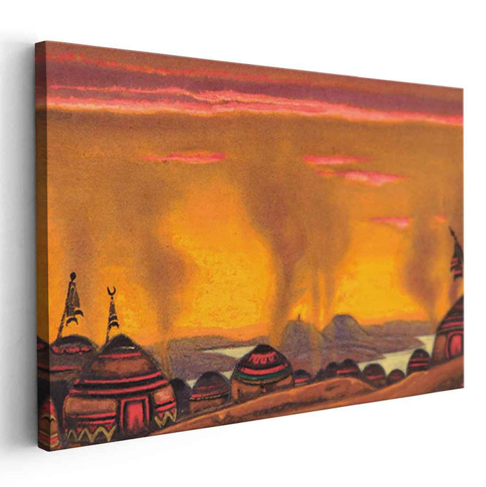 Polovtsian camp (1913) by Nicholas Roerich