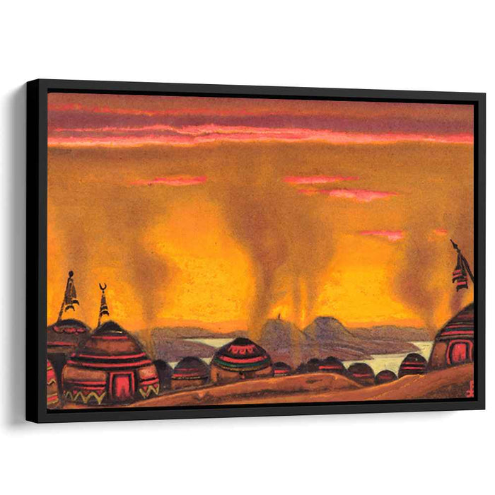 Polovtsian camp (1913) by Nicholas Roerich