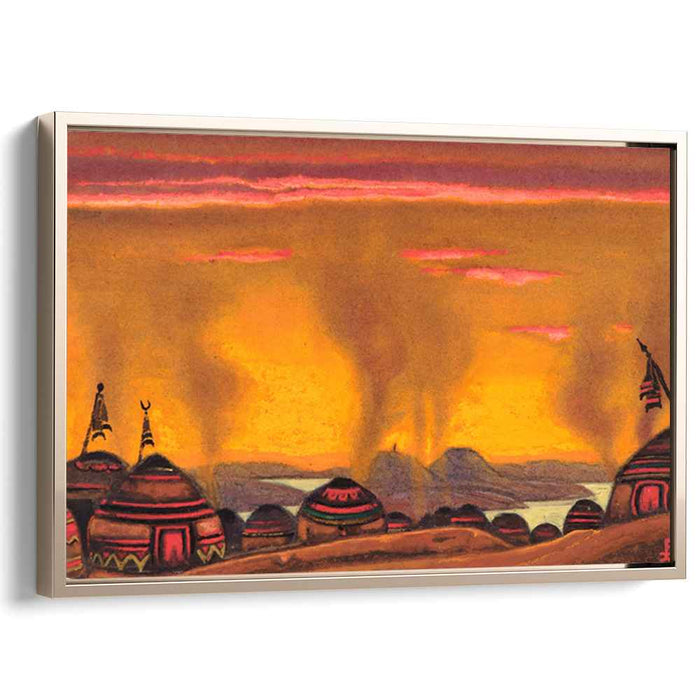 Polovtsian camp (1913) by Nicholas Roerich