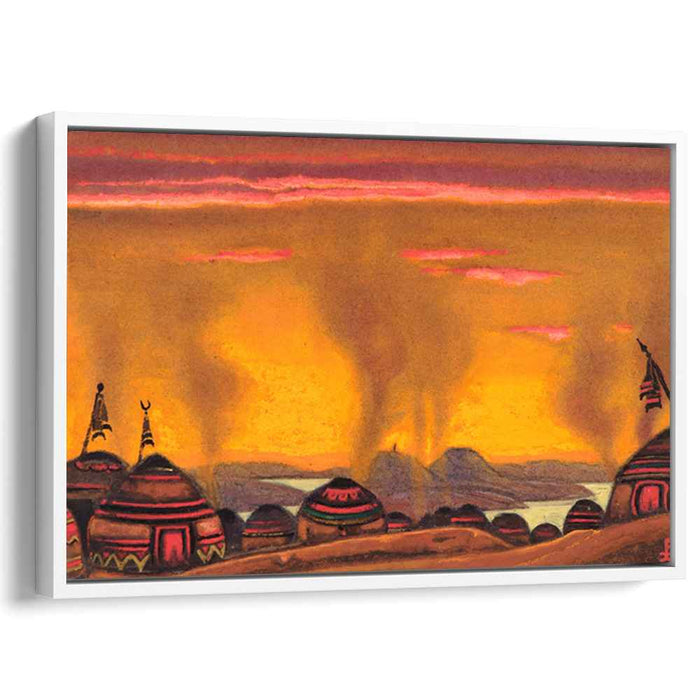 Polovtsian camp (1913) by Nicholas Roerich