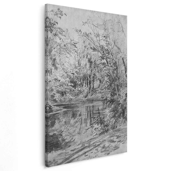 Pond by Ivan Shishkin
